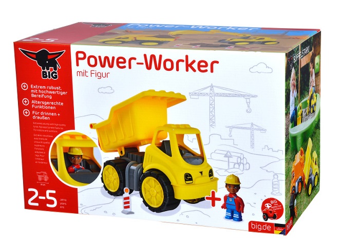BIG 800054836 - Power Worker Classic - wywrotka BIG-Power-Worker + figurka - nowa - Zdjęcie 1 z 1