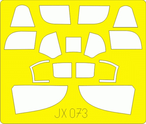 Eduard Accessories Jx073 - 1:32 P-39 Airacobra Für Special Hobby Bausatz - Maski - Bild 1 von 1