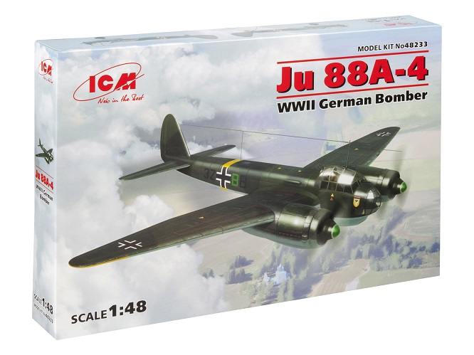 ICM 48233 - 1:48 Ju 88A-4, niemiecki bombowiec z II wojny światowej - nowy - Zdjęcie 1 z 1