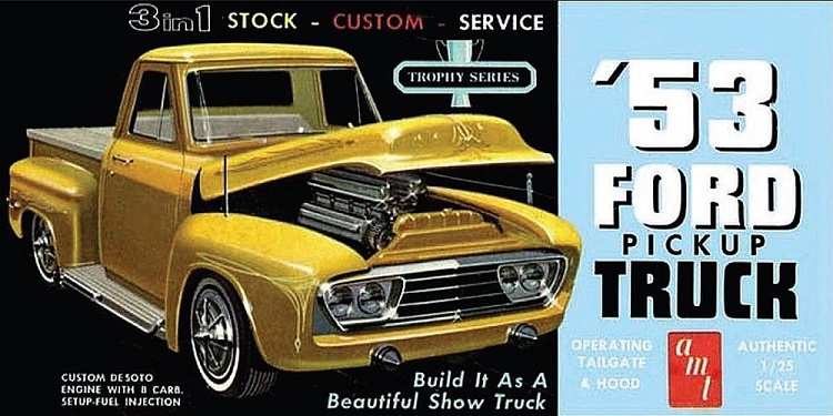 AMT/MPC AMT882/12 - 1/25 1953er Ford Pick-up - Neu