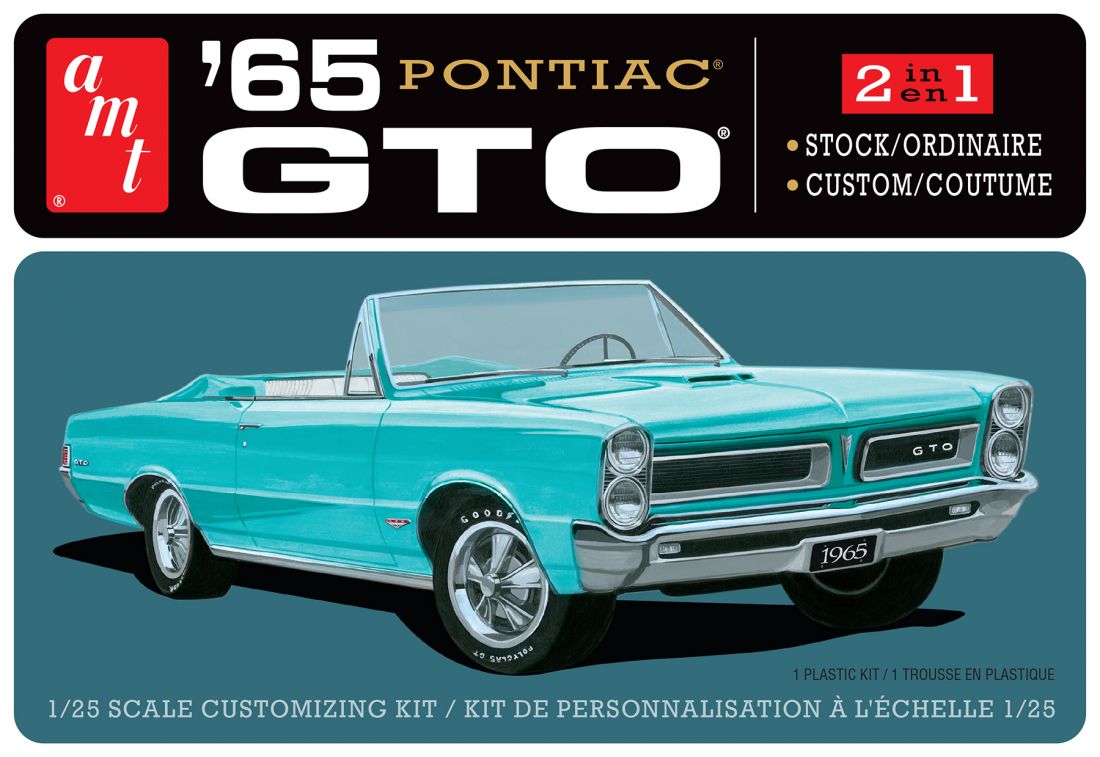 AMT/MPC AMT1191 - 1/25 1965 Pontiac GTO 2T - Neu