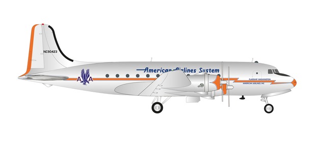 Herpa 570862 - 1/200 American Airlines System Douglas DC-4 – Flagship Washington