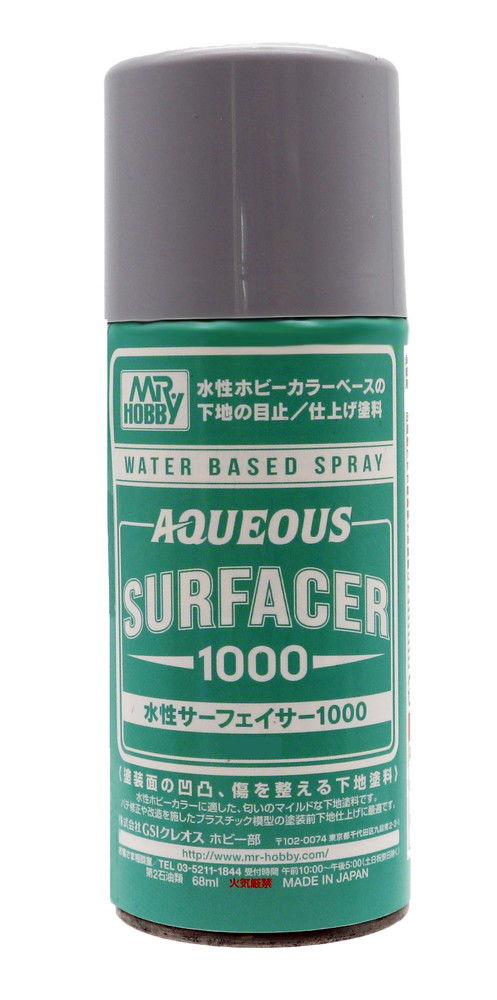 (X) Mr Hobby - Gunze B-611 - Aqueous Surfacer 1000 Spray (68ml)  - Neu