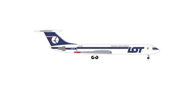 Herpa 537322 - 1/500 LOT Polish Airlines Ilyushin IL-62M - SP-LBB "Ignacy