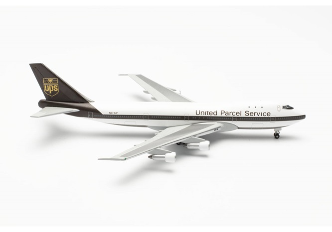 Herpa 537063 - 1/500 UPS Airlines Boeing 747-100F - N673UP - Neu
