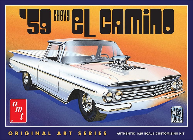 AMT/MPC AMT1058 - 1/25 1959er Chevy el Camino - Neu