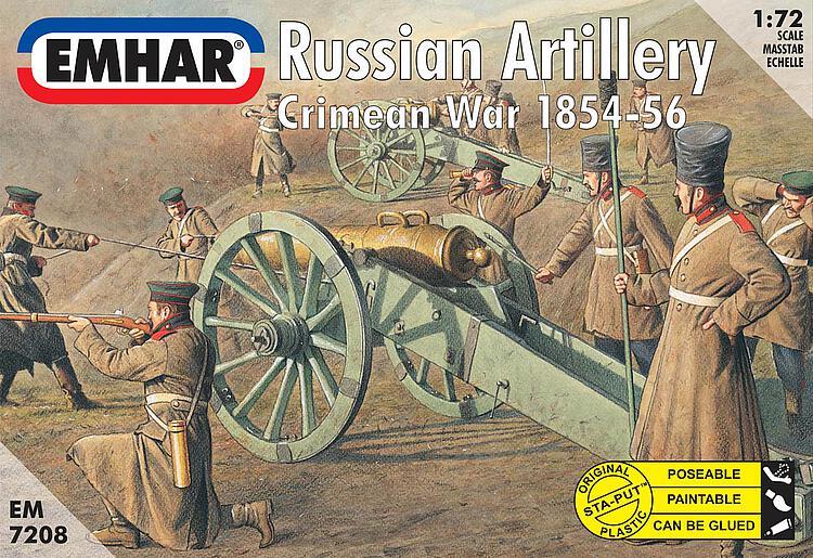 (X) Emhar EM7208 - 1/72 Krim-Krieg: Russische Artillerie - Neu