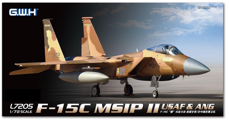 (M) Lion Roar / GWH L7205 - 1/72 F-15C MSIP II USAF & ANG - Neu