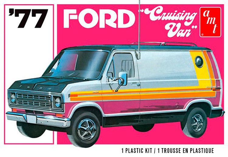AMT/MPC AMT1108M/12 - 1/25 1977er Ford Cruising Van - Neu