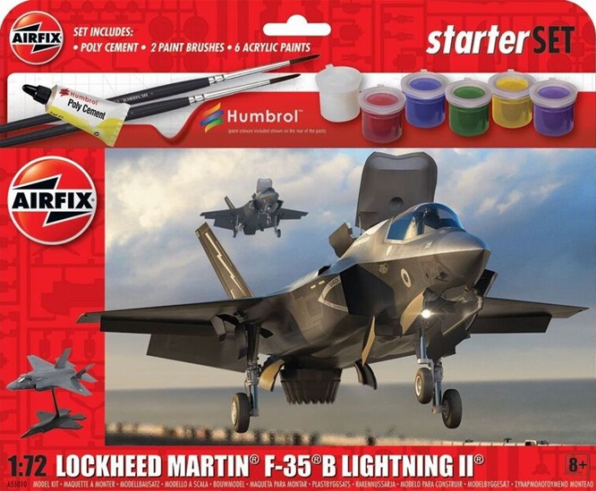 Airfix A55010 - 1/72 Starter Set - Lockheed Martin F-35B Lightning II - Neu