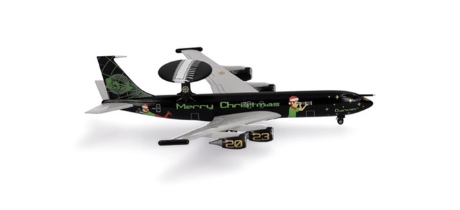 Herpa 537209 - 1/500 Christmas 2023 Boeing E-3D Sentry – "Dancer" - Neu