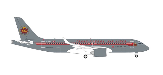 Herpa 536158 - 1/500 Air Canada Airbus A220-300 – Trans Canada Air Lines