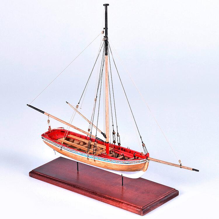 Model Expo MS1457 - 1/48 Lang Boot, 18. Jahrhundert - Neu