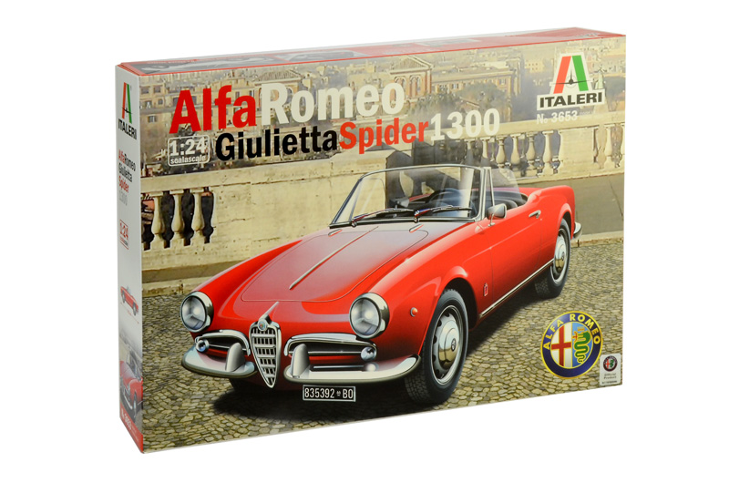Italeri 3653 - 1/24 Alfa Romeo Giulietta Spider 1300 - Neu