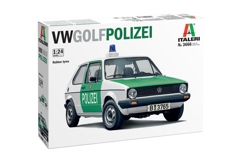 Italeri 3666 - 1:24 VW Golf Mk.I POLIZEI - Neu