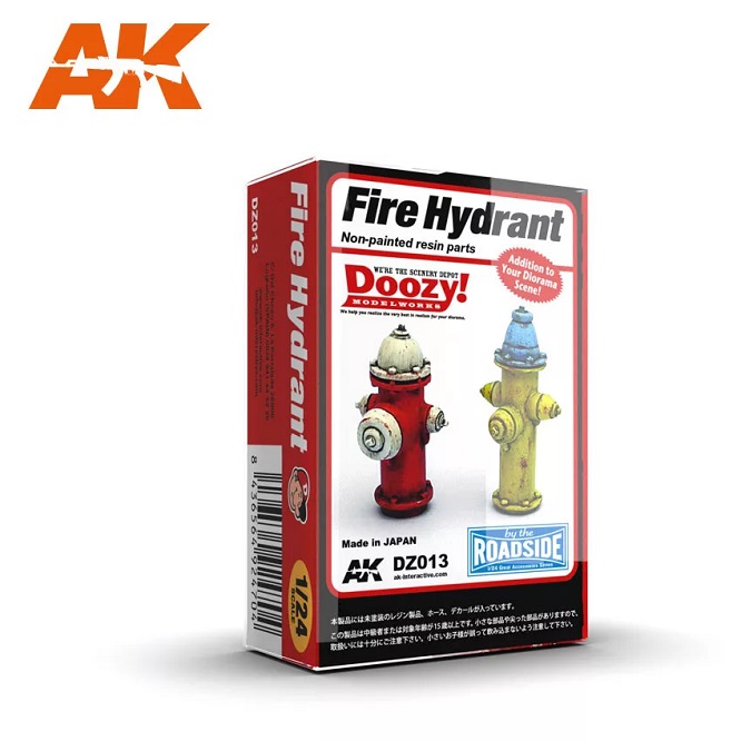 AK Interactive DZ013 - 1/24 Fire Hydrant - Neu