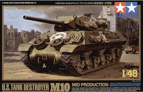 Tamiya 32519 - 1/48 WWII U.S. Tank Destroyer M10 Mid Production - Neu