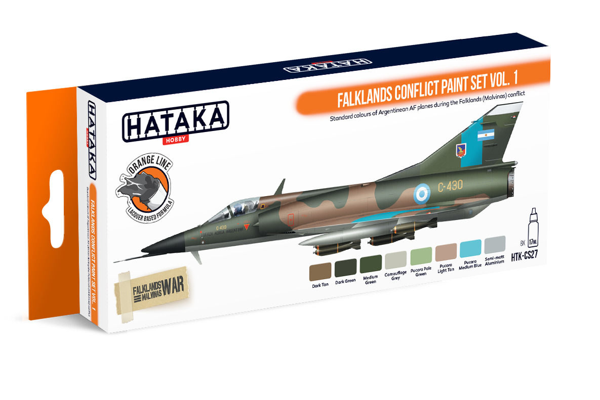 (X) Hataka CS27 -(8 pcs) Falklands Conflict paint set vol. 1 
