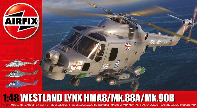 Airfix A10107A - 1/48 Westland Navy Lynx Mk.88A/HMA.8/Mk.90B - Neu