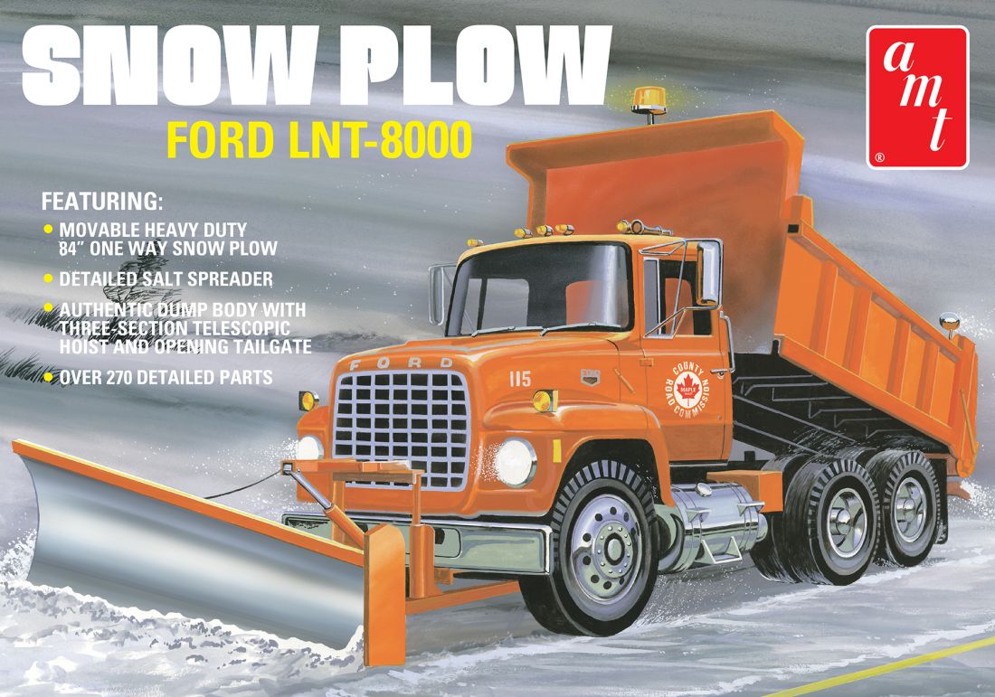 AMT/MPC AMT1178 - 1/25 Ford LNT-8000 Snow Plow - Neu