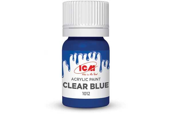 ICM 1012 - CLEAR COLORS Clear Blue bottle 12 ml - Neu
