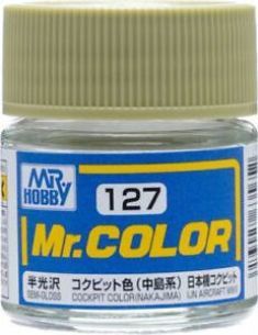 (X) Mr Hobby - Gunze C-127 - Mr. Color (10 ml), Cockpit Color (Nakajima)