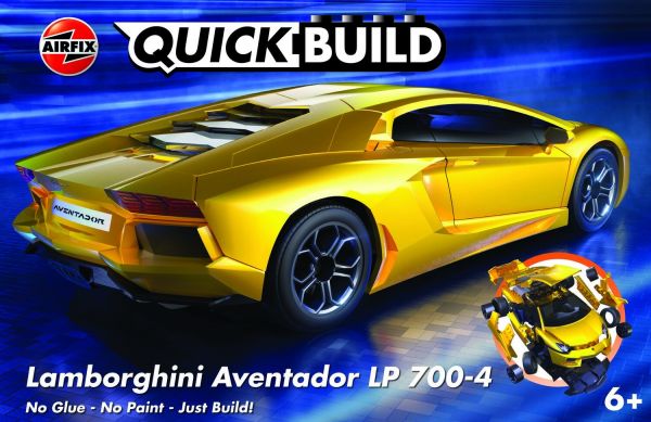 Airfix J6026 - QUICKBUILD Lamborghini Aventador - Yellow - Neu