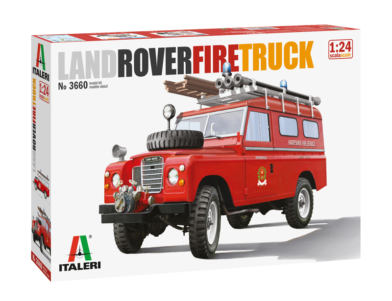 Italeri 3660 - 1/24 Land Rover Fire Truck - Neu