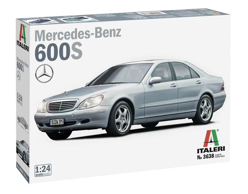 Italeri 3638 - 1/24 Mercedes Benz 600S - Neu