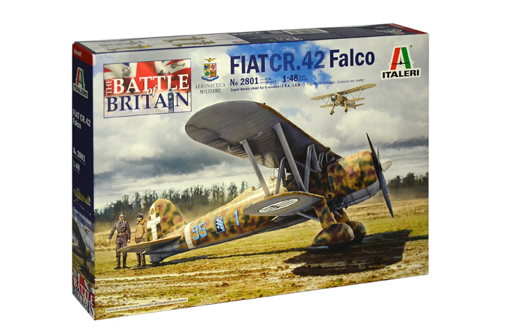 Italeri 2801 - 1/48 Fiat CR.42 Falco Battle of Britain - Neu