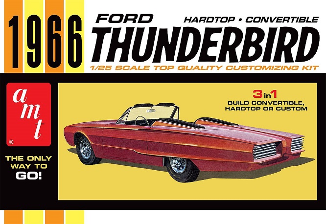AMT/MPC AMT1328/12 - 1/25 1966er Ford Thunderbird Hardtop - Neu