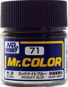 (X) Mr Hobby - Gunze C-071 - Mr. Color (10 ml), Midnight Blue