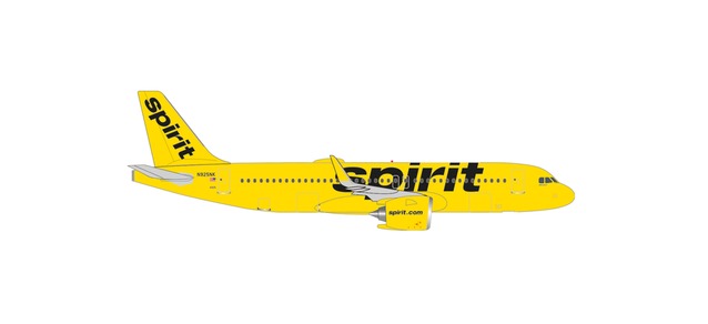 Herpa 537421 - 1/500 Spirit Airlines Airbus A320neo - Neu