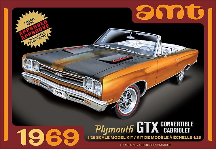 AMT/MPC AMT1137 - 1/25 1969er Plymouth GTX - Neu