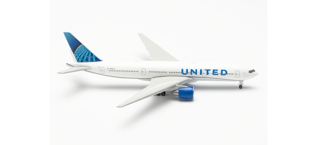 Herpa 537353 - 1/500 United Airlines Boeing 777-200 - N69020 - Neu