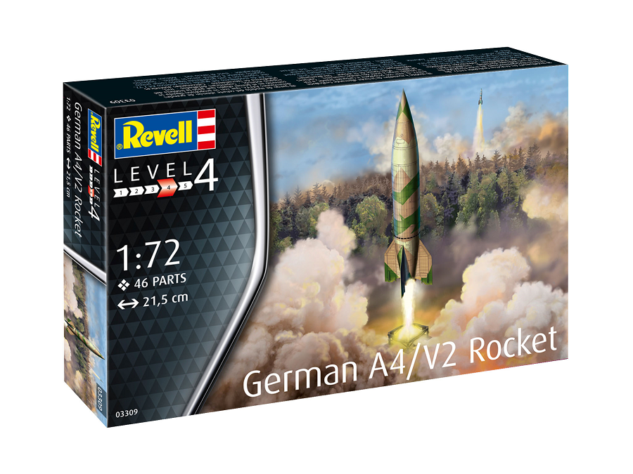 Revell 03309 - 1/72 German A4/V2 Rocket - Neu