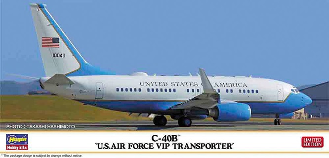 Hasegawa 10848- 1/200 C-40B, US Air force VIP Transporter - Neu