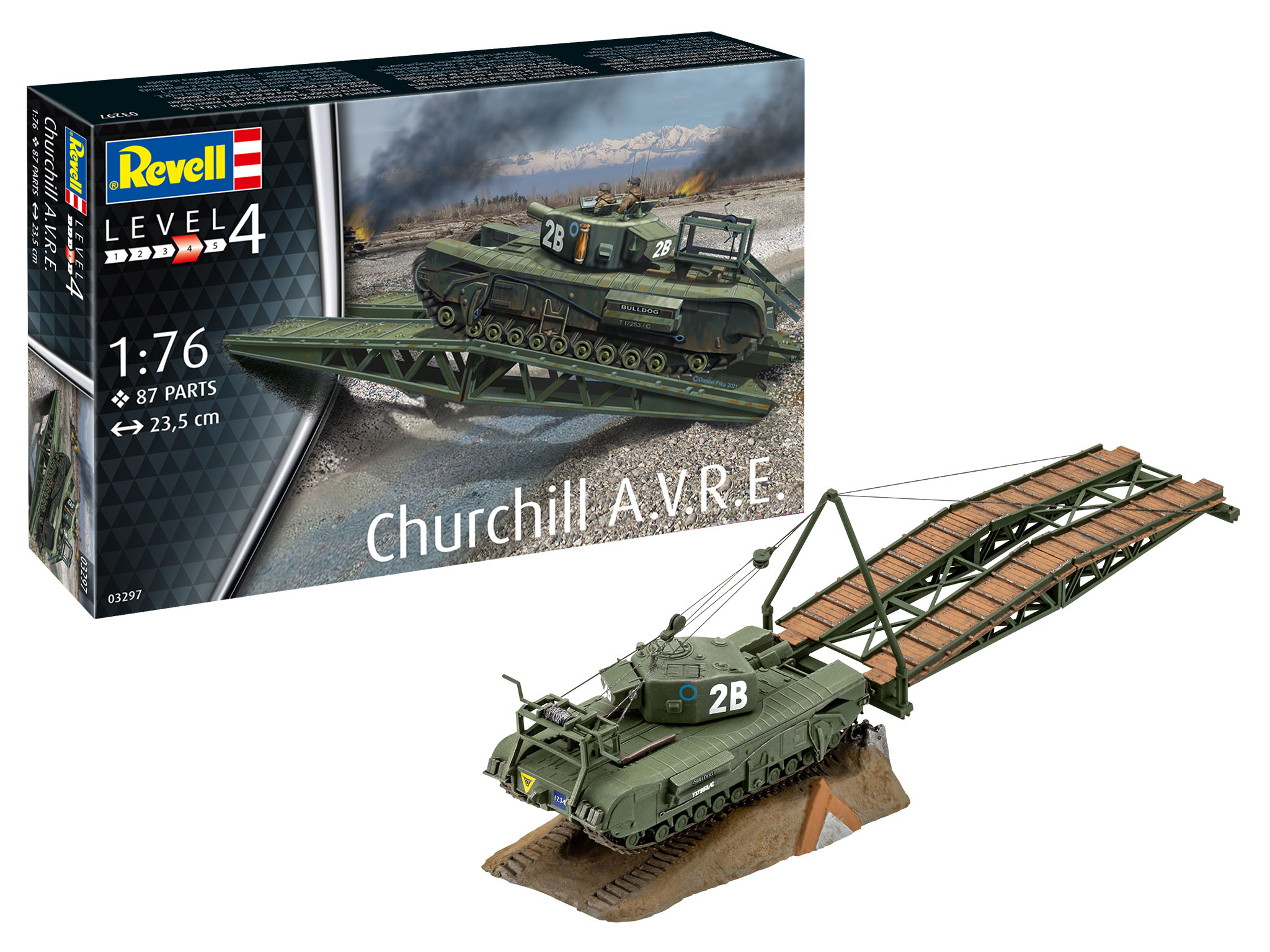 Revell 03297 - 1/76 Churchill A.V.R.E. - Neu