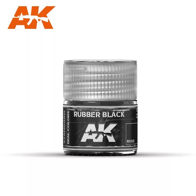 (X) AK Interactive RC022 - Rubber Black - 10ml  - Neu