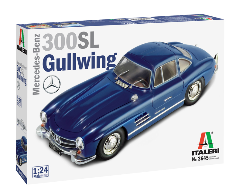 Italeri 3645 - 1/24 Mercedes-Benz 300 SL Gullwing - Neu