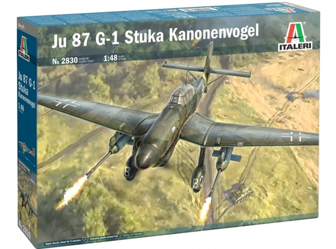 Italeri 2830 - 1:48 Junker Ju-87G-1 Stuka Kanonenvogel - Neu