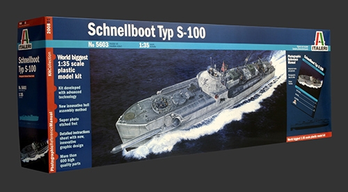 Italeri 5603 - 1/35 Deutsches Schnellboot Typ S-100 Premium Editon - Neu