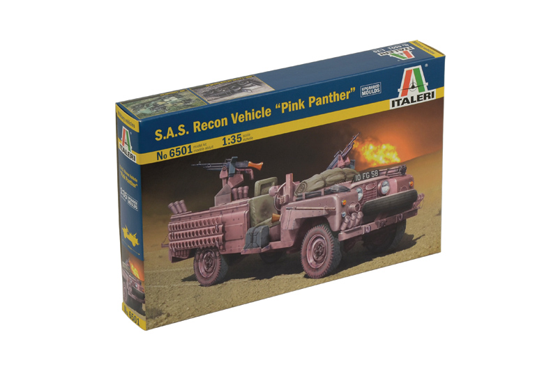 Italeri 6501 - 1/35 S.A.S. Recon Vehicle Pink Panther - Neu