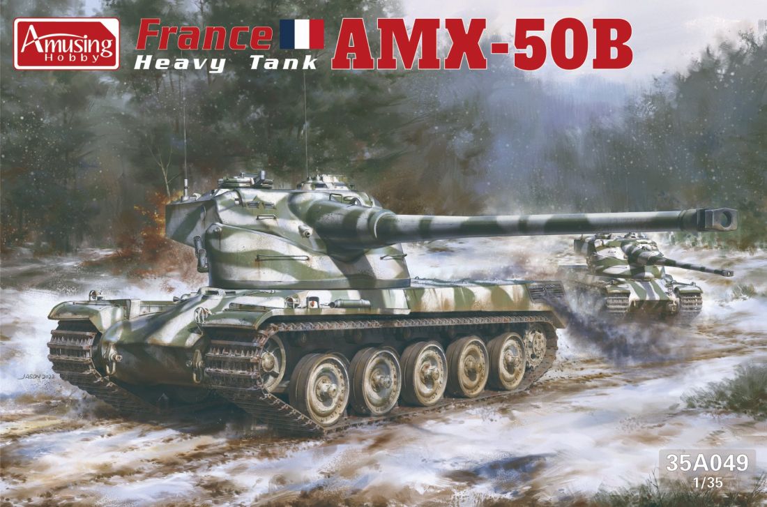 (M) Amusing Hobby 35A049 - 1:35 AMX-50 (B) France Heavy Tank - Neu