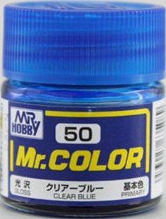 (X) Mr Hobby - Gunze C-050 - Mr. Color (10 ml), Clear Blue
