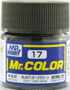(X) Mr Hobby - Gunze C-17 - Mr. Color (10 ml) RLM71 Dark Green - Neu