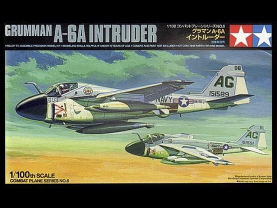 Tamiya 61606 - 1/100 Grumman A-6A Intruder (PA1012) - Neu