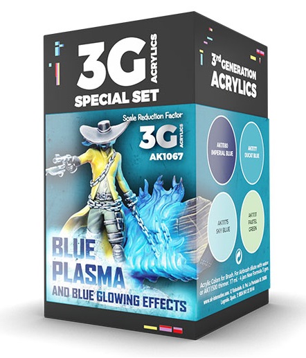 (M) AK Interactive AK1067 - Blue Plasma and Glowing effects  - Neu