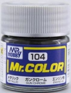 (X) Mr Hobby - Gunze C-104 - Mr. Color (10 ml), Gun Chrome
