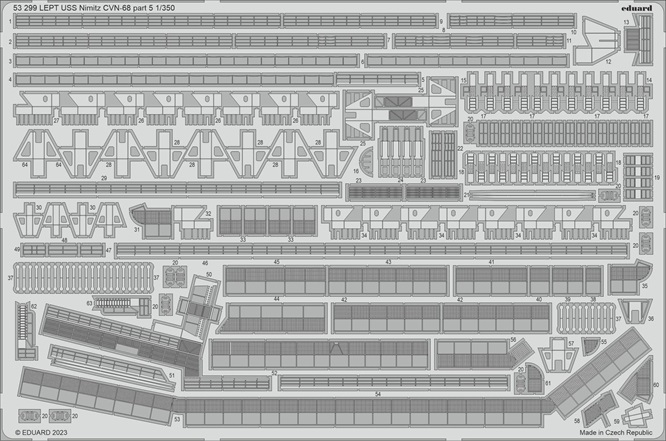 Eduard Accessories 53299 - 1:350 USS Nimitz CVN-68 part 5 1/350 TRUMPETER - Neu